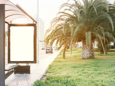 street-with-advertising-stand-bus-stop